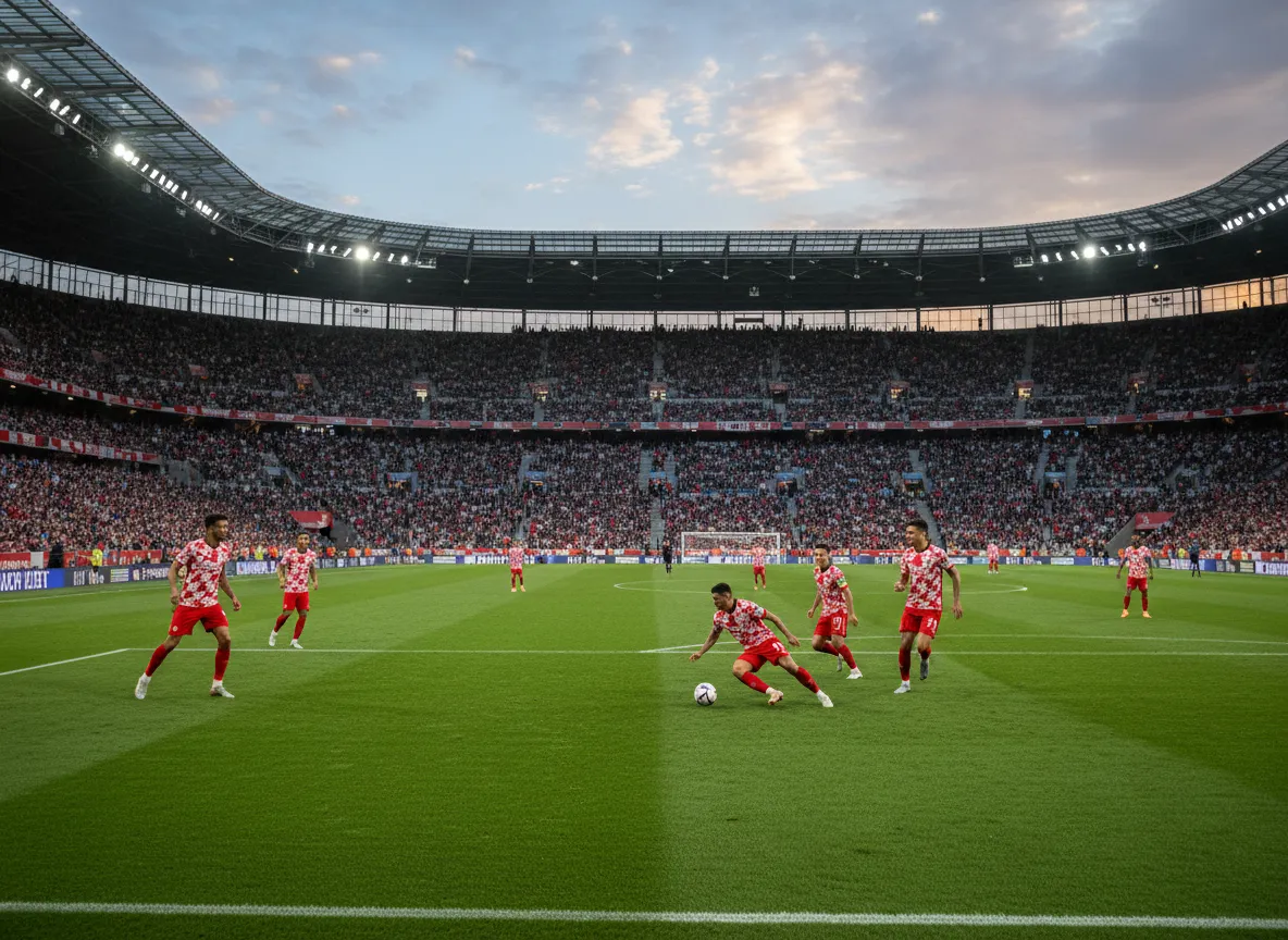 Zweikampfszene der Begegnung Mainz 05 gegen Bayer Leverkusen